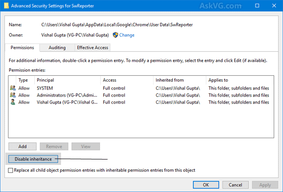 High disk usage windows 10