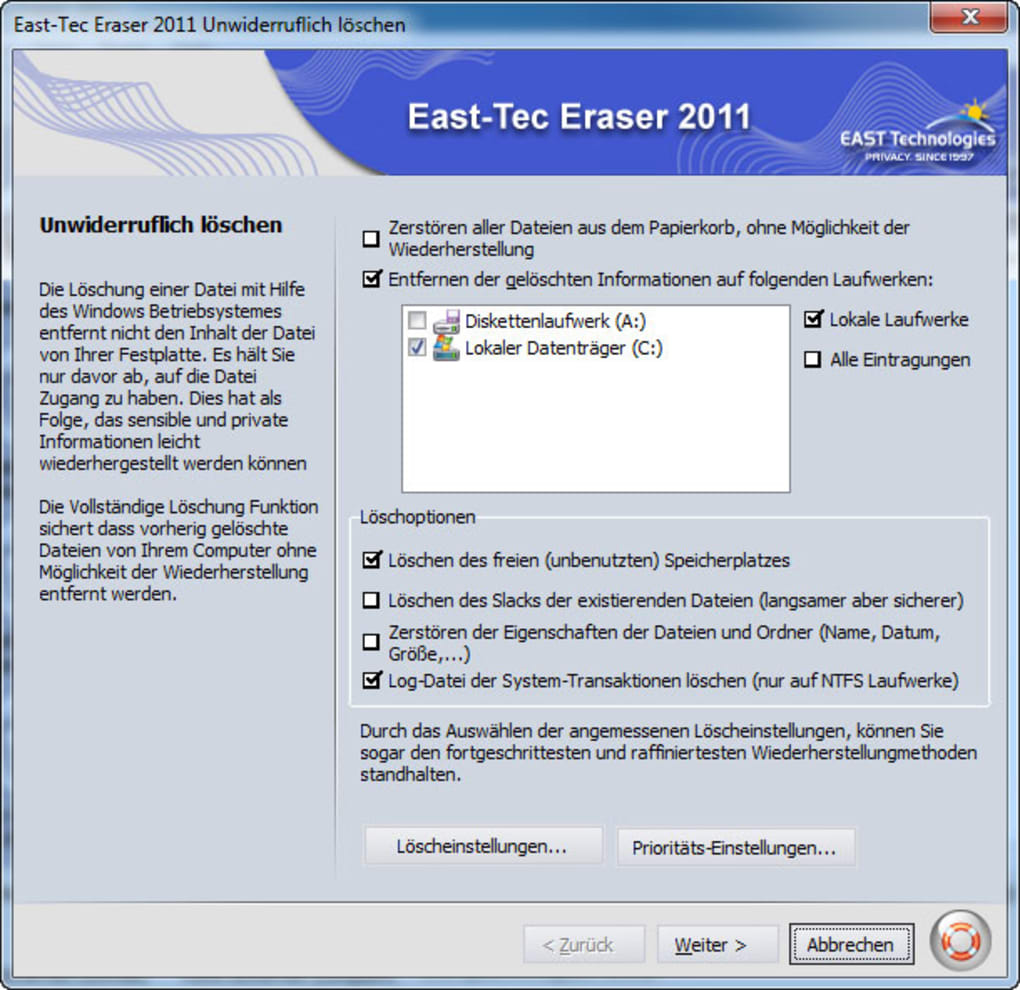 East Tec Eraser Download
